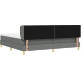  Krevet s opruga kutije Tamno siva 200 x 200 cm tkanina | shoptok.hr