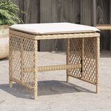 vidaXL Vrtni stolčki z blazinami 4 kosi bež 41x41x36 cm poli ratan Cene