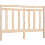 Maison Chic posteljno vzglavje - vzglavna omarica - nočna omarica 146x4x100 cm trdna borovina, (21705034) Cene