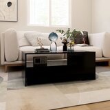  Stolić za kavu crni 102 x 55 x 42 cm od konstruiranog drva | Eponuda.com