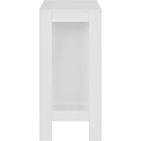  Barski stol s policom bijeli 110 x 50 x 103 cm | shoptok.hr