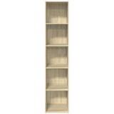  Regal za knjige boja hrasta 40x30x189 cm od konstruiranog drva | shoptok.hr