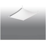 Nice Lamps bela stropna svetilka s tekstilnim senčnikom 80x105 cm viva – | Shoptok.si