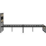 Metalni okvir kreveta bez madraca boja hrasta sonome 160x200 cm | shoptok.hr