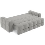 Makamii Siva sklopiva sofa od bouclé tkanine 255 cm Milu – | shoptok.hr