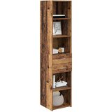 vidaXL Highboard Staro drvo 40 x 42,5 x 185 cm Konstruirano drvo | shoptok.hr