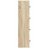 vidaXL Knjižna omara betonsko siva 40x24x102 cm inženirski les | Shoptok.si