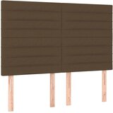  Krevet s oprugama i madracem tamnosmeđi 140 x 190 cm od tkanine | shoptok.hr