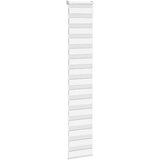 vidaXL zebra senčilo bela 40x230 cm tkanina širina 35,9cm poliester | Shoptok.si