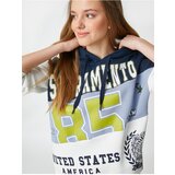 Koton College Printed Hoodie Sweatshirt Relax Fit | Shoptok.si