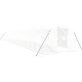  Staklenik s čeličnim okvirom bijeli 54 m² 18 x 3 x 2 m | shoptok.hr