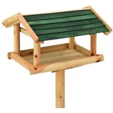 Hranilica za ptice sa stalkom 37x28x100 cm od masivne jelovine | Eponuda.ba
