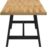 vidaXL Jedilna miza NOAIN 180x90x75 cm trdna borovina | Shoptok.si