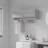 Furnova Garderobna omara siva sonoma 100x32,5x35 cm konstruiran les, (21930322) Cene