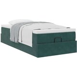 vidaXL okvir kreveta s madraca tamnozeleni 80x200cm baršunasti | shoptok.hr
