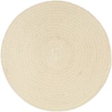  Podmetači 6 kom obični/prirodni 38 cm okrugli pamučni | shoptok.hr