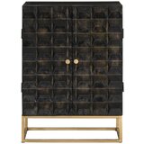 Maison Chic Komoda - Predalnik črna 55x34x75 cm trden mangov les in železo, (21720371) | Shoptok.si