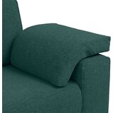  Set sofe od 2 komada s jastučićima tamnozelene tkanine | shoptok.hr