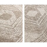 Elle Decoration Smeđi/krem okrugao vanjski tepih ø 140 cm Gemini – | shoptok.hr