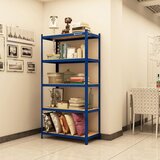 Songmics Regal GLR30Q, 5 delni, (150 x 75 x 30 cm), moder | Shoptok.si
