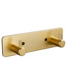 INF Dvojni zlati kavelj - namestitev z lepilom ali vrtanjem, (5000072422) | Shoptok.si