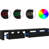 TV ormar 2 pcs Crni hrast 260 x 37 x 40 cm Konstruirano drvo | Eponuda.ba