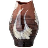Bloomingville Smeđa ručno oslikana vaza od kamenine (visina 30 cm) Obsa – | shoptok.hr