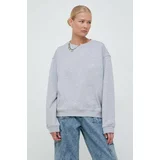 Pinko Bombažen pulover ženska, siva barva