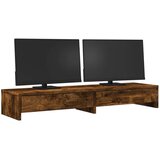  Stalak za monitor s ladicama boja hrasta 100x27x15 cm drveni | shoptok.hr