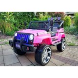  Avto na akumulator S2388 Jeep 4x4 - roza | Shoptok.si