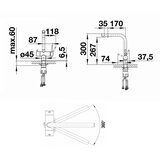 Blanco Slavina za sudoperu Fontas II Rh Hp Mixer | ePonuda.com