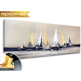  Slike na platnu PREMIUM ART - Jadrnice na morju (Kolekcia z) | Shoptok.si