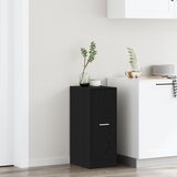 vidaXL kabinet za shranjevanje Črn oreh Inženirski les 30 x 41 x 77 cm | Shoptok.si