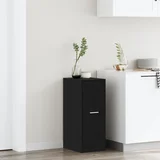 vidaXL kabinet za shranjevanje Črn oreh Inženirski les 30 x 41 x 77 cm
