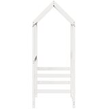 Krov za dječji krevet bijeli 98x70x176,5 cm masivna borovina | shoptok.hr