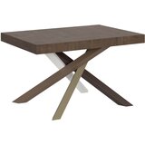 Itamoby   Volantis (90x130/390 cm) - oreh, barva nog: bela, rjava - raztegljiva jedilna miza, (20842801) Cene