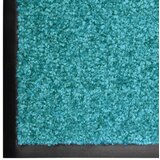 vidaXL pralni predpražnik cyan moder 60x180 cm | Shoptok.si