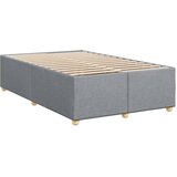  Krevet s oprugama i madrac svjetlosivi 120 x 200cm od tkanine | shoptok.hr