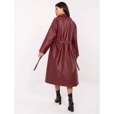 RUE PARIS Coat-IT-EN-A8393.81-burgundy Cene