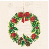  salveta za dekupaž christmas wreath - 1 kom cene