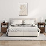  Noćni ormar Smeđi hrast 40 x 31 x 60 cm Konstruirano drvo | shoptok.hr