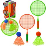  Set za igranje badmintona sa 2 loptice - zeleno/narančasti | Shoptok.si