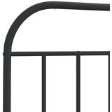 Metalni okvir kreveta uzglavlje i podnožje crni 90 x 200 cm | shoptok.hr