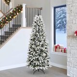  Umjetno božićno drvce Bijela 240 cm PVC, plastika, čelik i PE | shoptok.hr