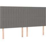  Okvir kreveta s oprugama i madrac svjetlosivi 180x200cm tkanina | shoptok.hr