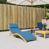  Jastuk za ležaljku prošarani plavi 186x58x4 cm od tkanine | shoptok.hr