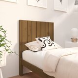  Uzglavlje za krevet boja meda 80,5x4x100 cm od masivne borovine | shoptok.hr