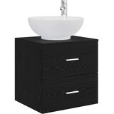  Set namještaja za kupaonicu 3 kom. Crna 49,5 x 44,5 x 65 cm | shoptok.hr