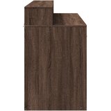  Radni stol s LED svjetlima smeđa boja hrasta 120x55x91cm drveni | Eponuda.ba