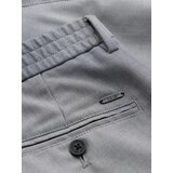 Ombre Men's chino pants with elastic waistband - gray | Shoptok.si